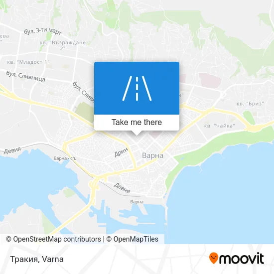 Карта Тракия