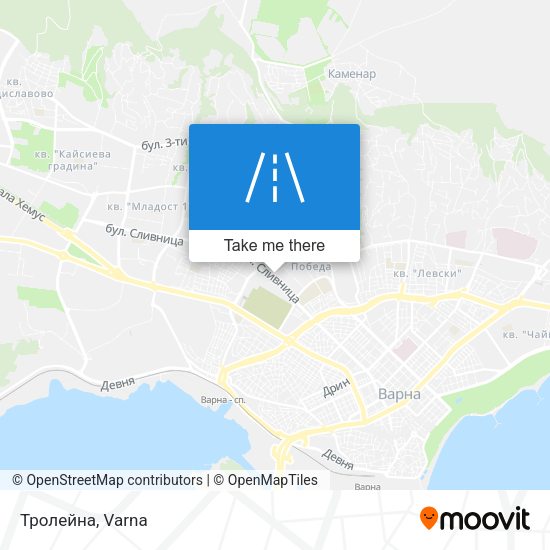 Тролейна map