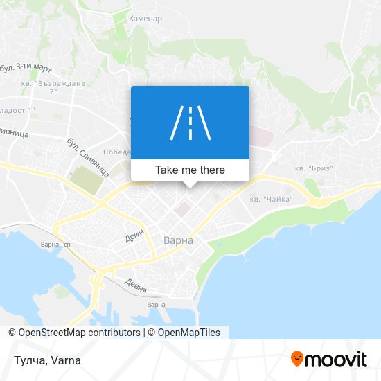Тулча map