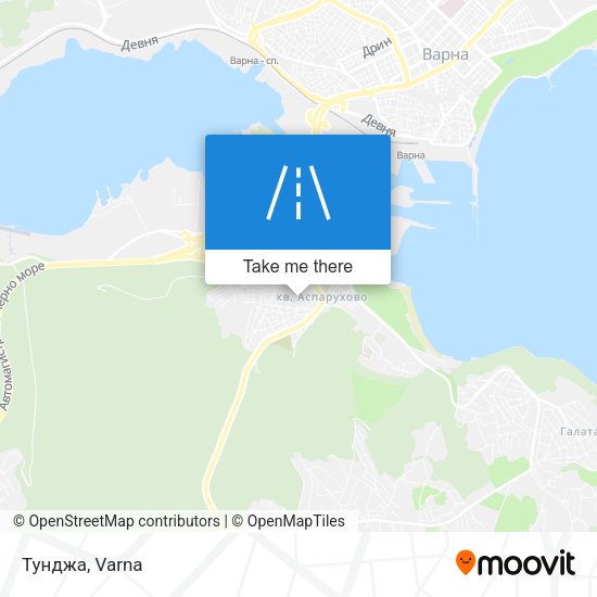 Тунджа map