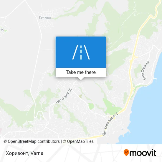 Карта Хоризонт