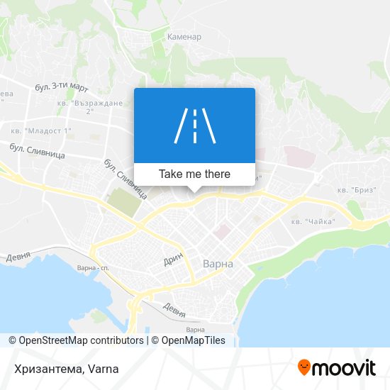 Карта Хризантема