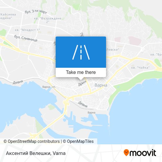 Карта Аксентий Велешки