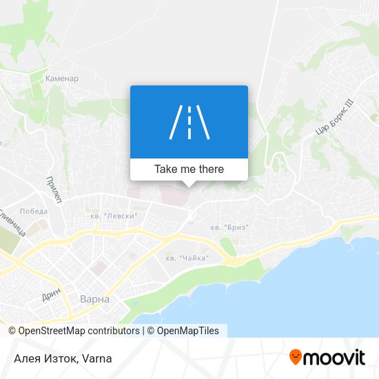 Алея Изток map