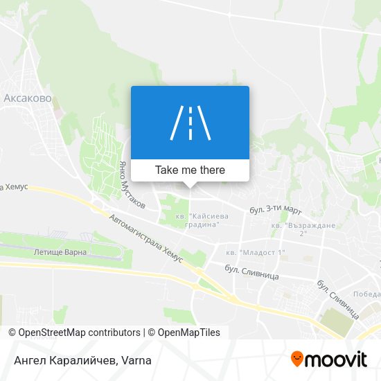 Карта Ангел Каралийчев