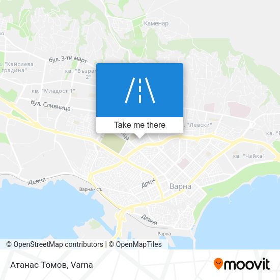 Карта Атанас Томов