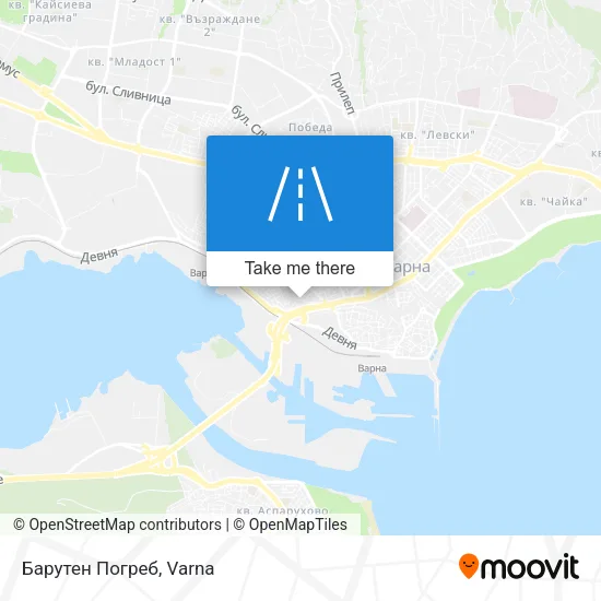 Карта Барутен Погреб