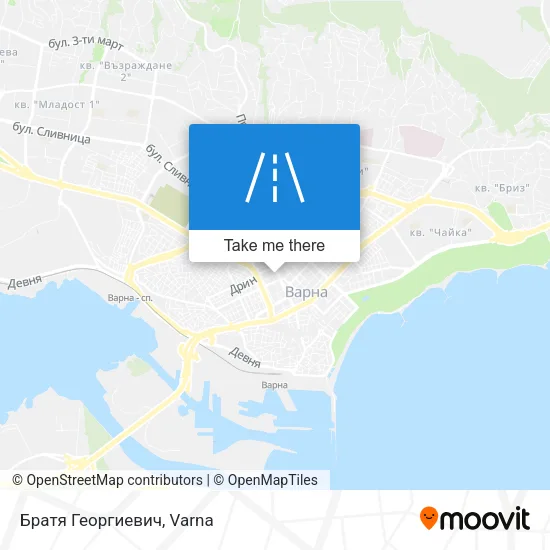 Карта Братя Георгиевич