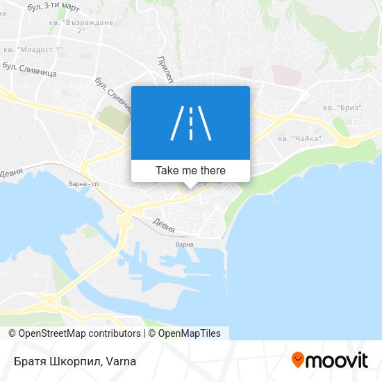 Братя Шкорпил map
