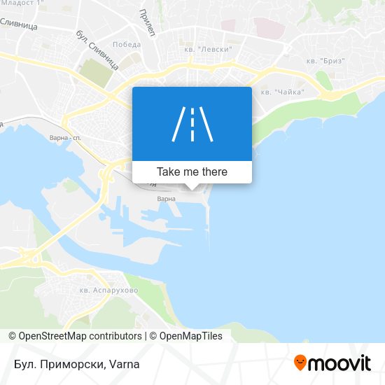 Бул. Приморски map
