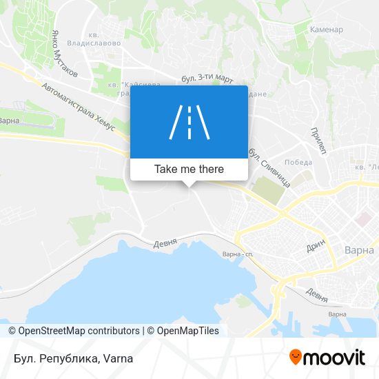 Бул. Република map