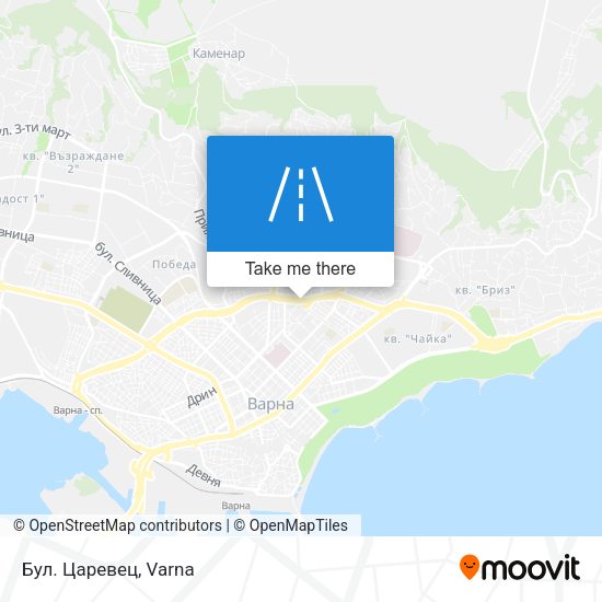 Бул. Царевец map