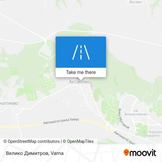 Карта Велико Димитров