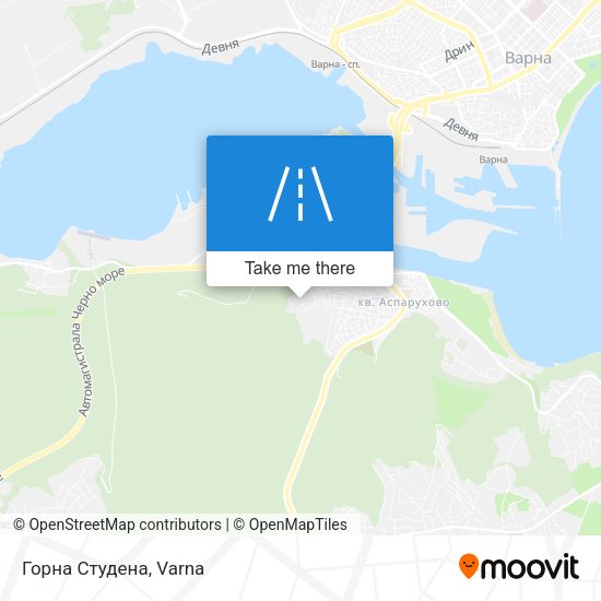 Горна Студена map