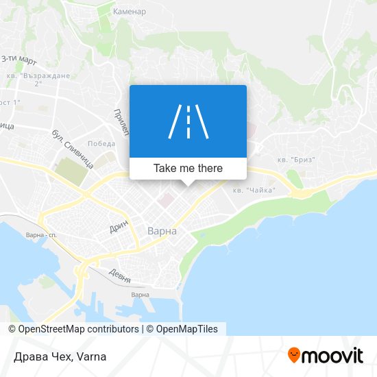 Драва Чех map