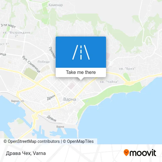 Карта Драва Чех