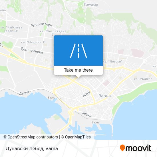 Дунавски Лебед map