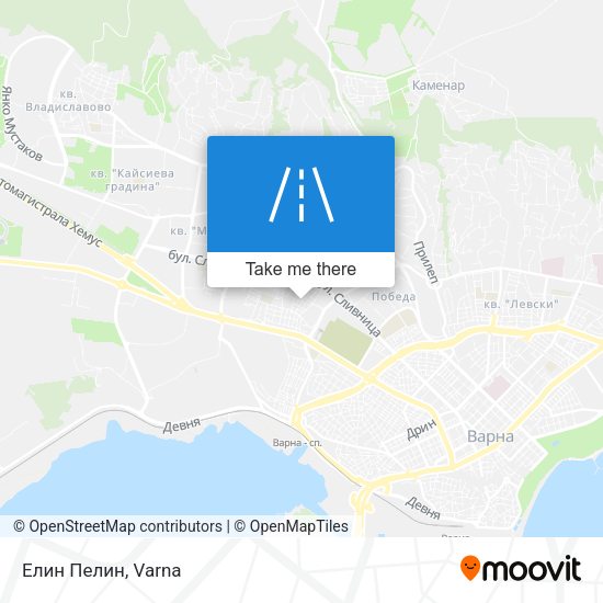 Елин Пелин map