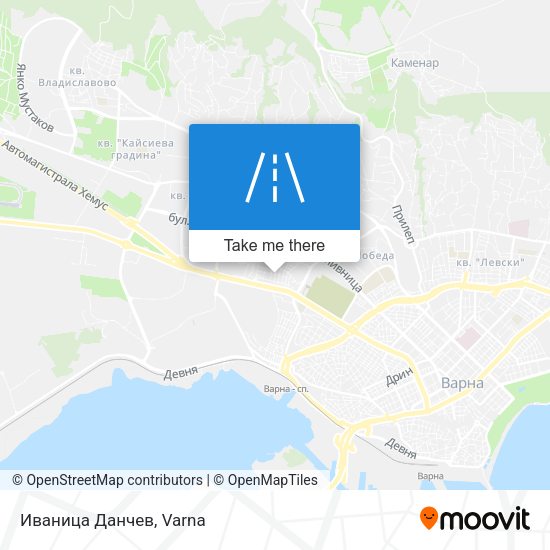 Карта Иваница Данчев