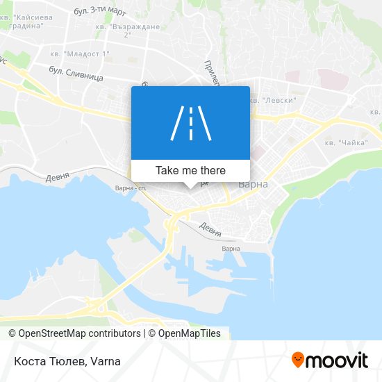 Коста Тюлев map