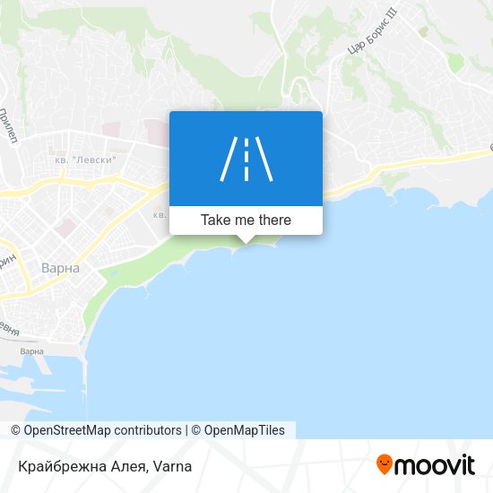 Крайбрежна Алея map