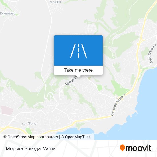 Карта Морска Звезда