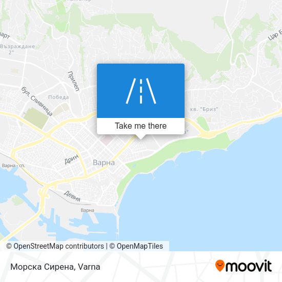 Морска Сирена map
