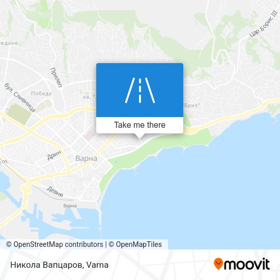 Карта Никола Вапцаров