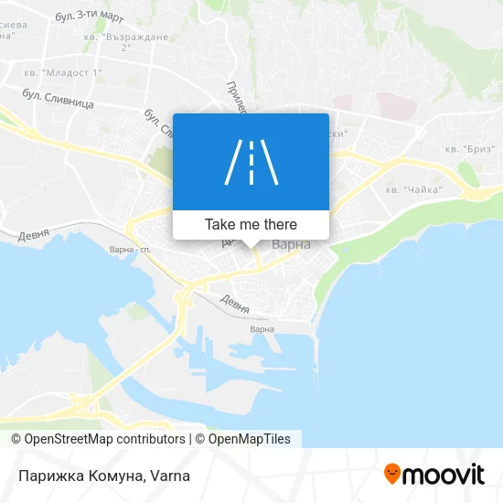 Карта Парижка Комуна