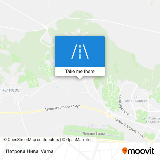 Карта Петрова Нива