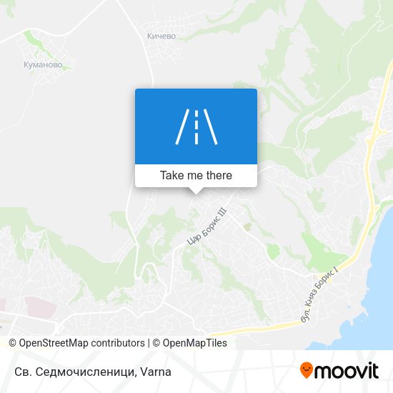 Св. Седмочисленици map