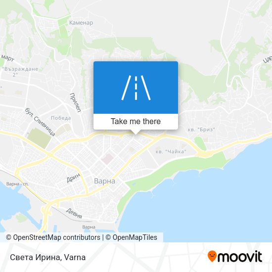 Света Ирина map