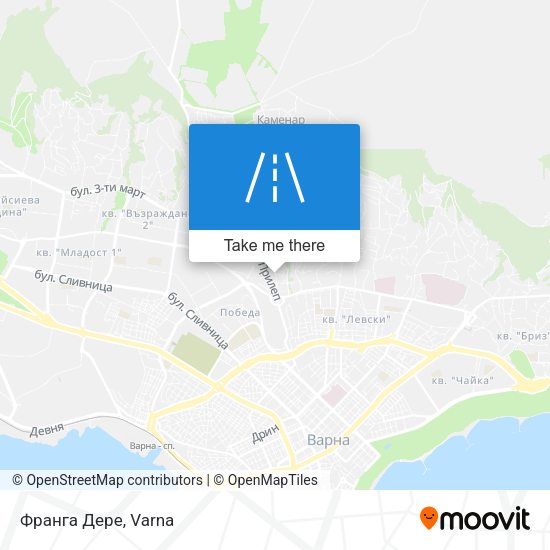 Франга Дере map
