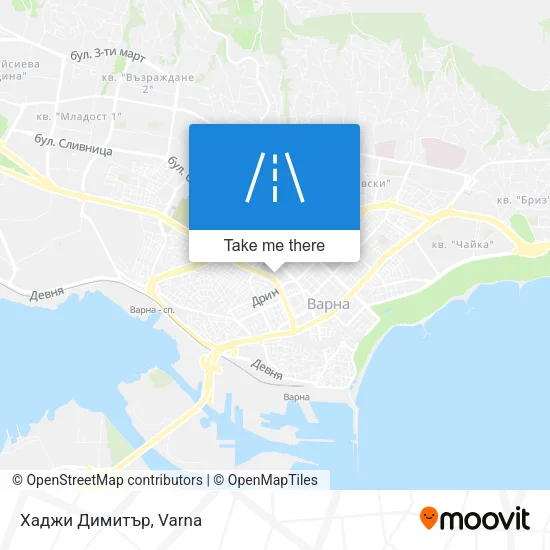 Карта Хаджи Димитър