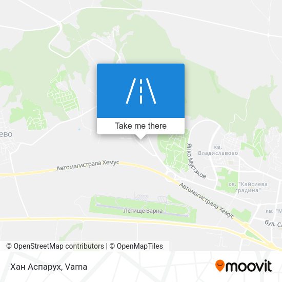 Хан Аспарух map
