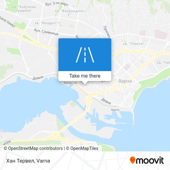 Хан Тервел map