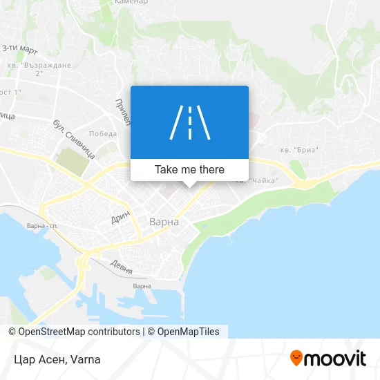 Карта Цар Асен