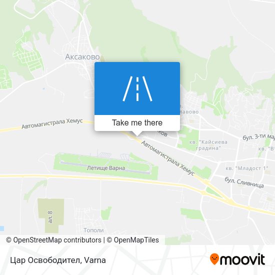 Цар Освободител map