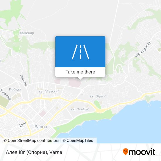 Алея Юг (Спорна) map