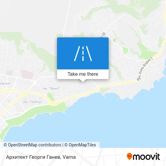 Карта Архитект Георги Ганев