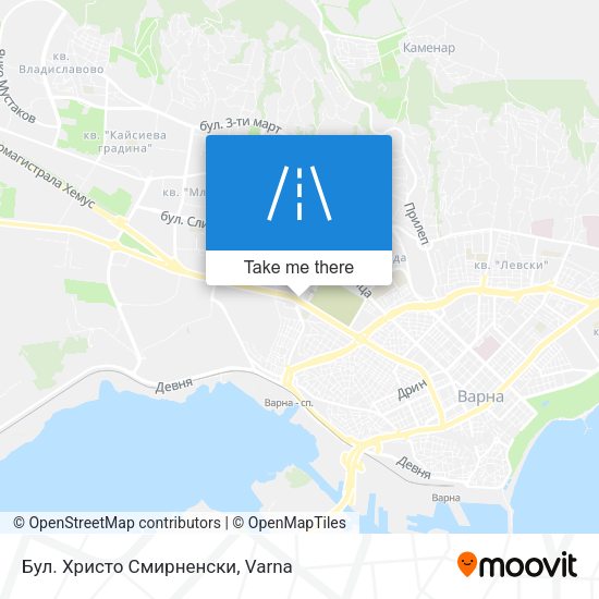 Бул. Христо Смирненски map