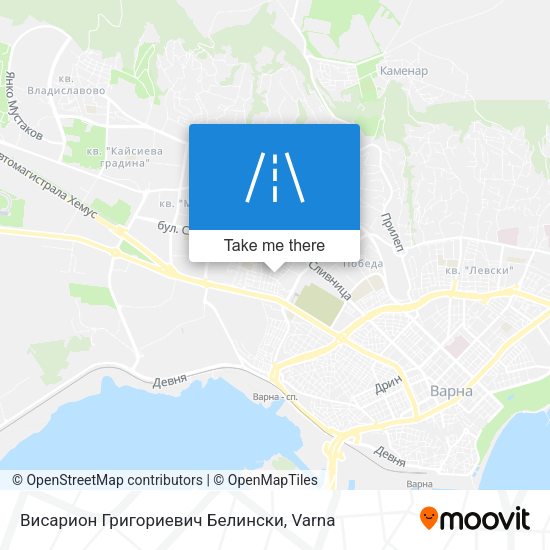 Карта Висарион Григориевич Белински