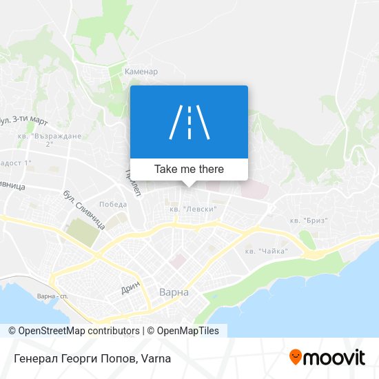 Генерал Георги Попов map