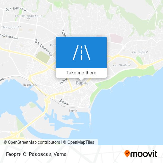 Карта Георги С. Раковски