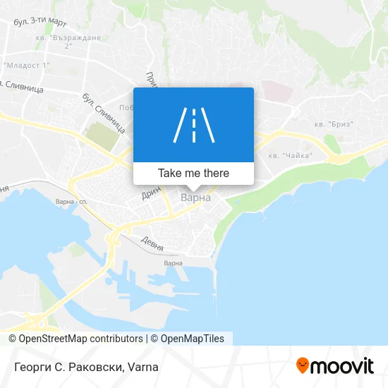 Карта Георги С. Раковски
