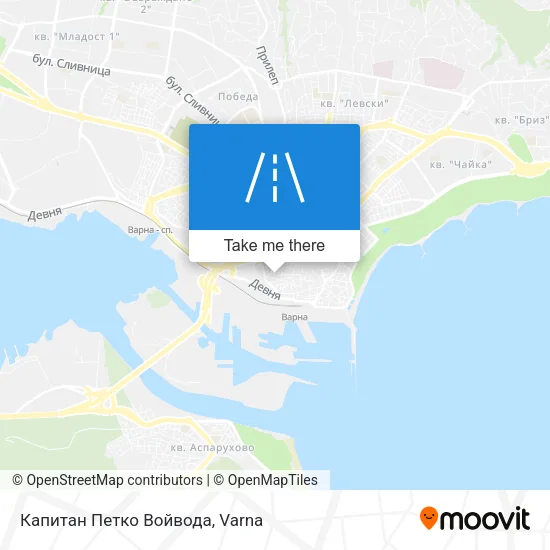 Карта Капитан Петко Войвода
