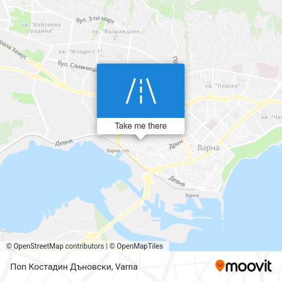 Поп Костадин Дъновски map