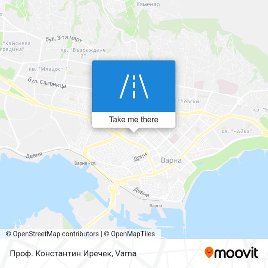 Карта Проф. Константин Иречек