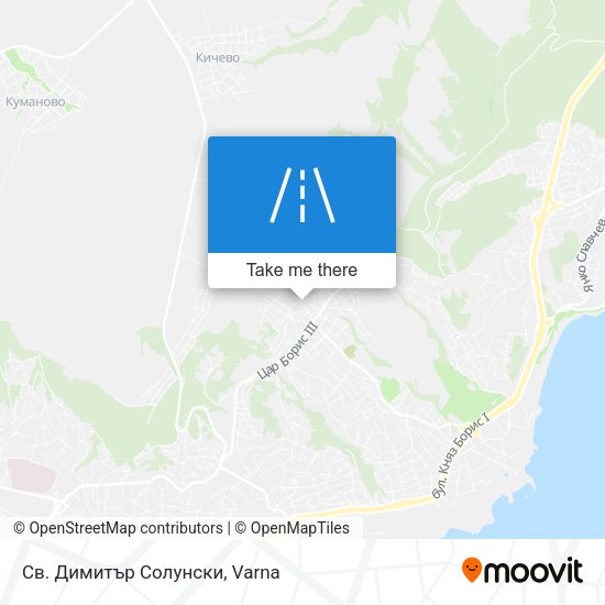 Св. Димитър Солунски map