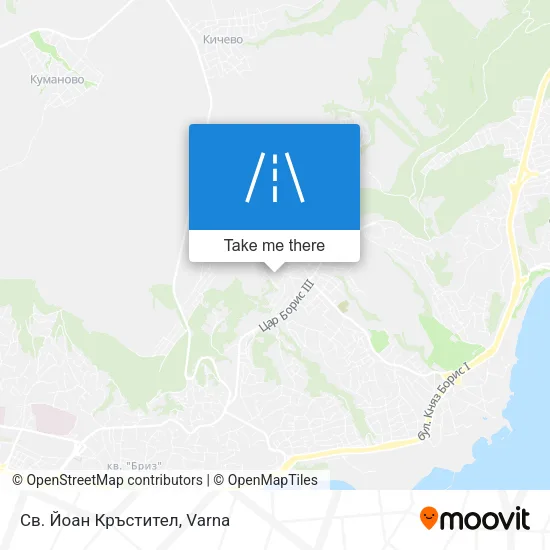 Карта Св. Йоан Кръстител